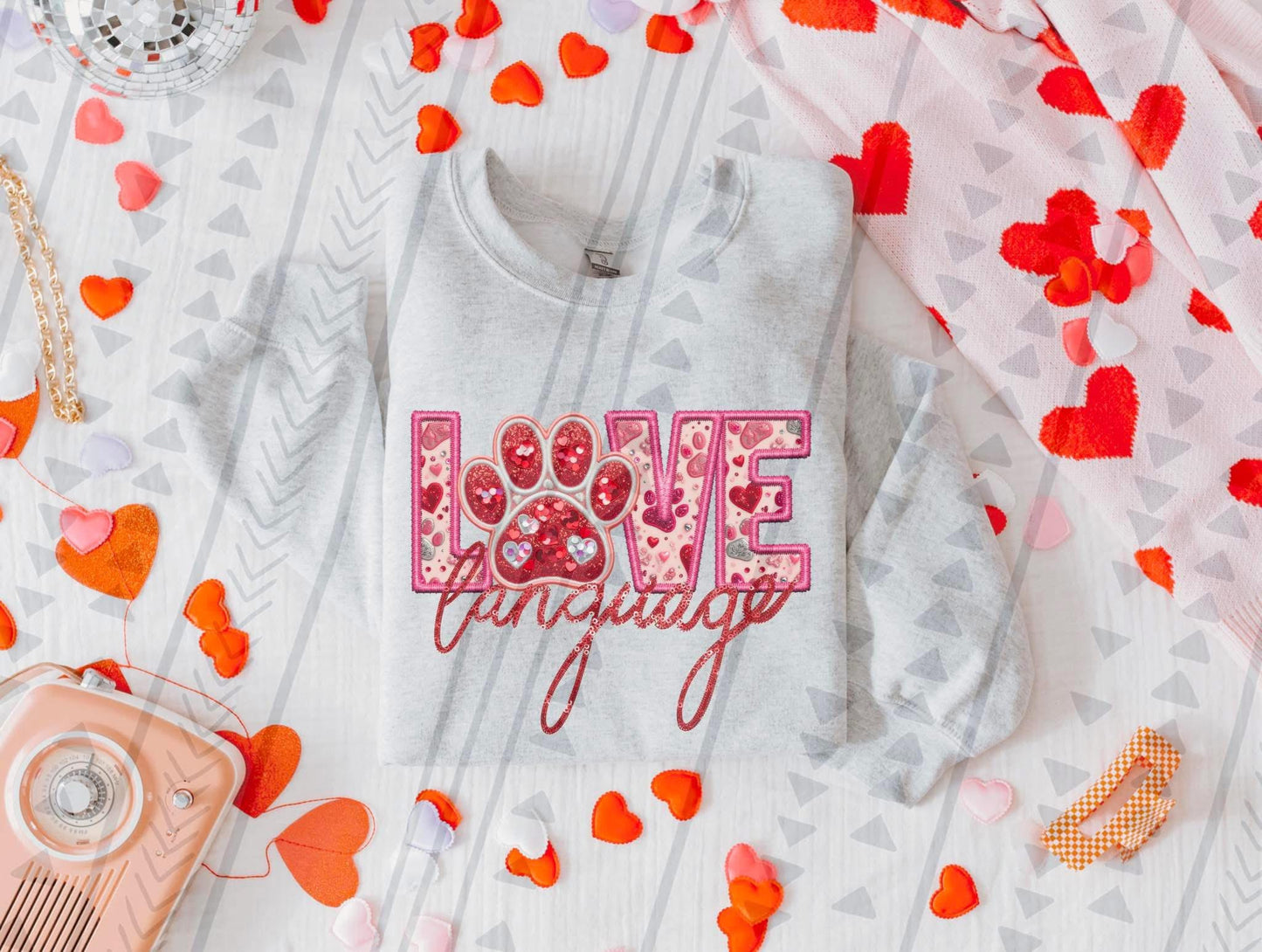 Love Language dogs sweatshirt