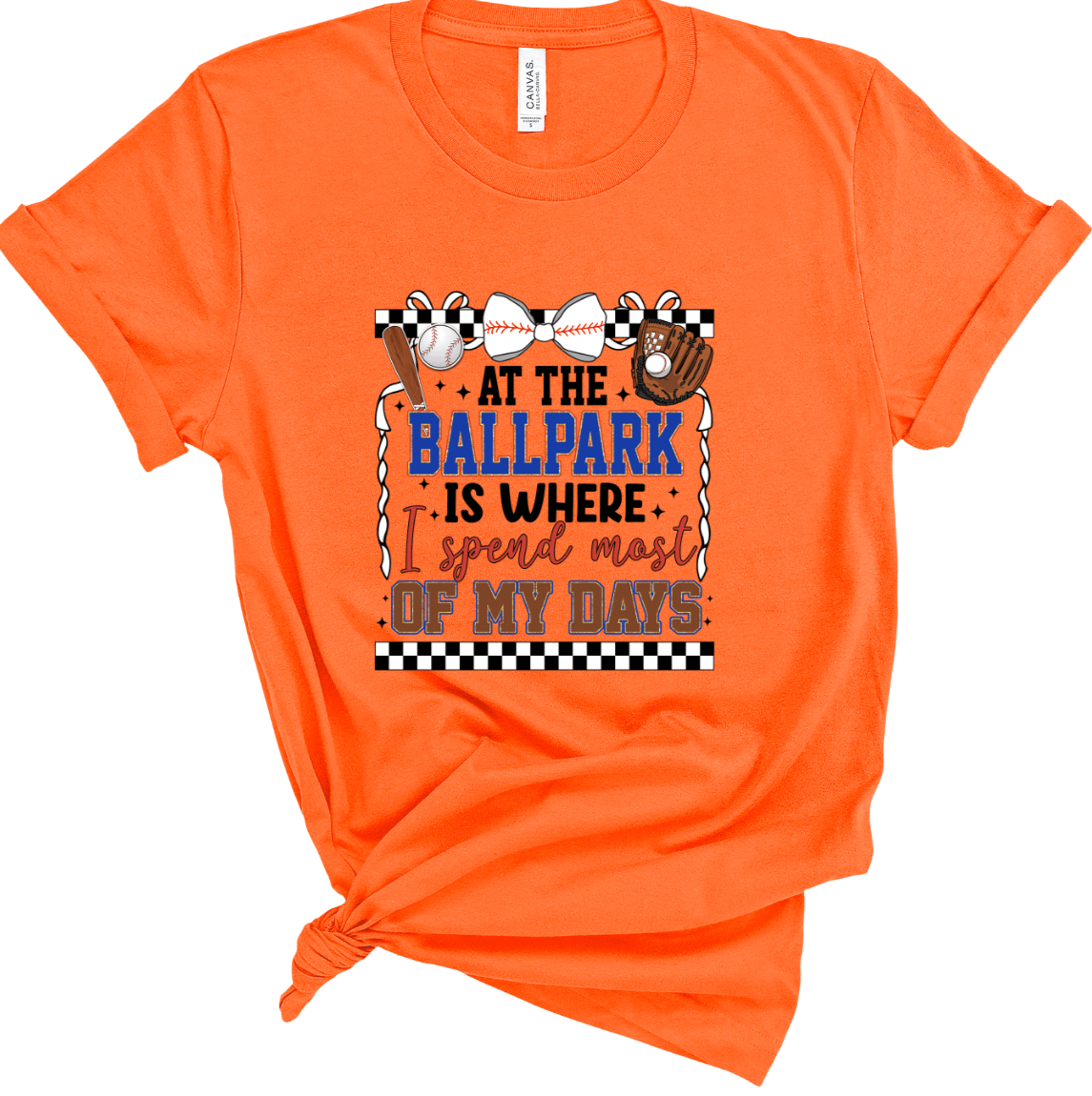 At the Ballpark is Where I Spend Most of My Days shirt