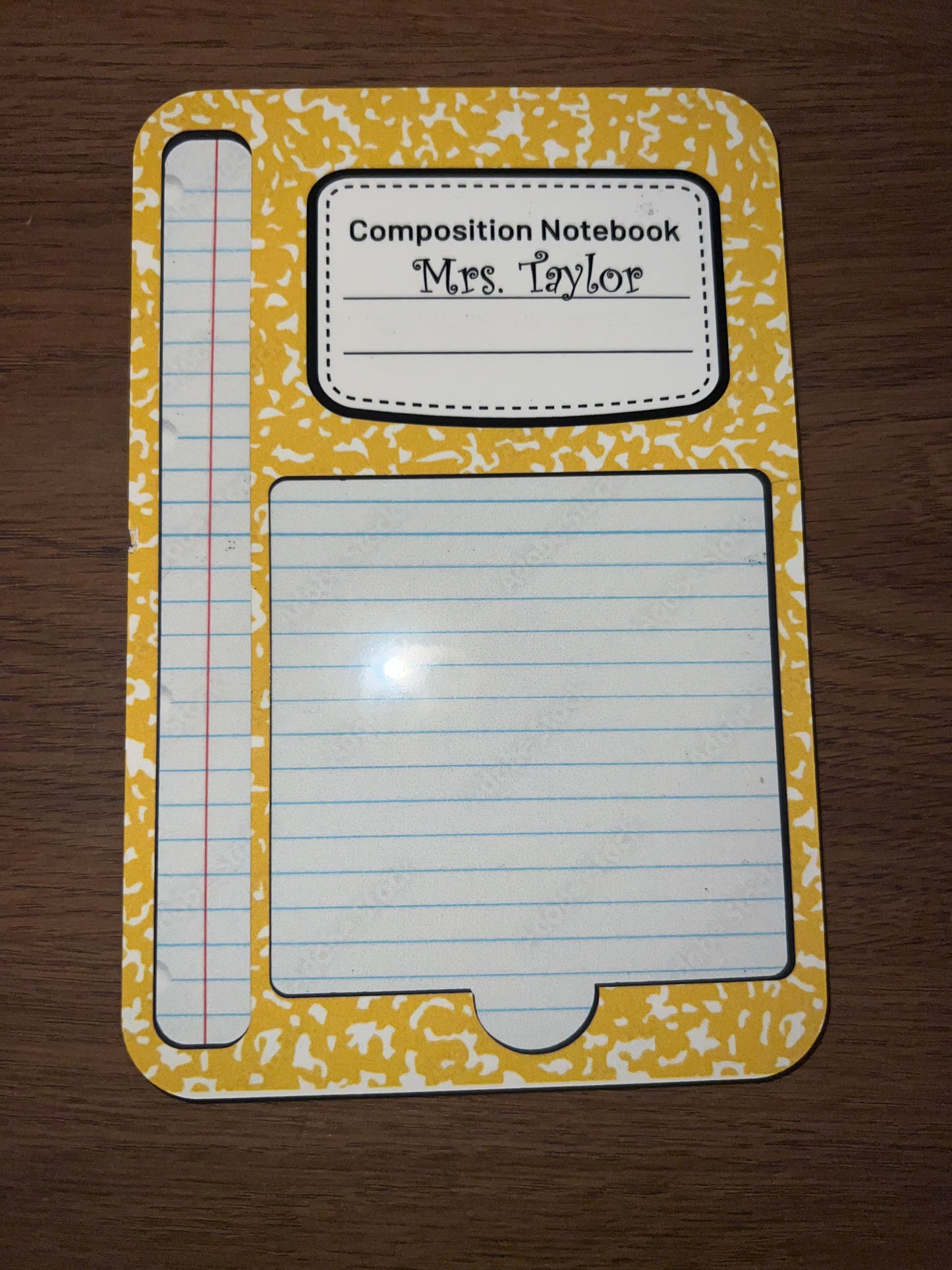 Custom sticky note holder