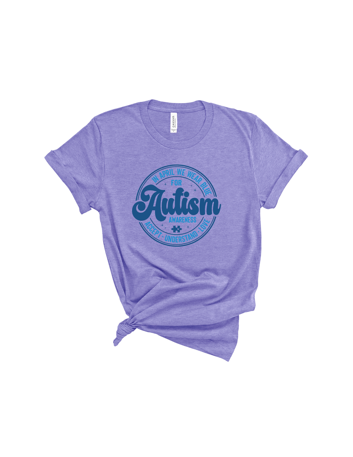 In April we wear blue - Autism Awareness v1 shirt
