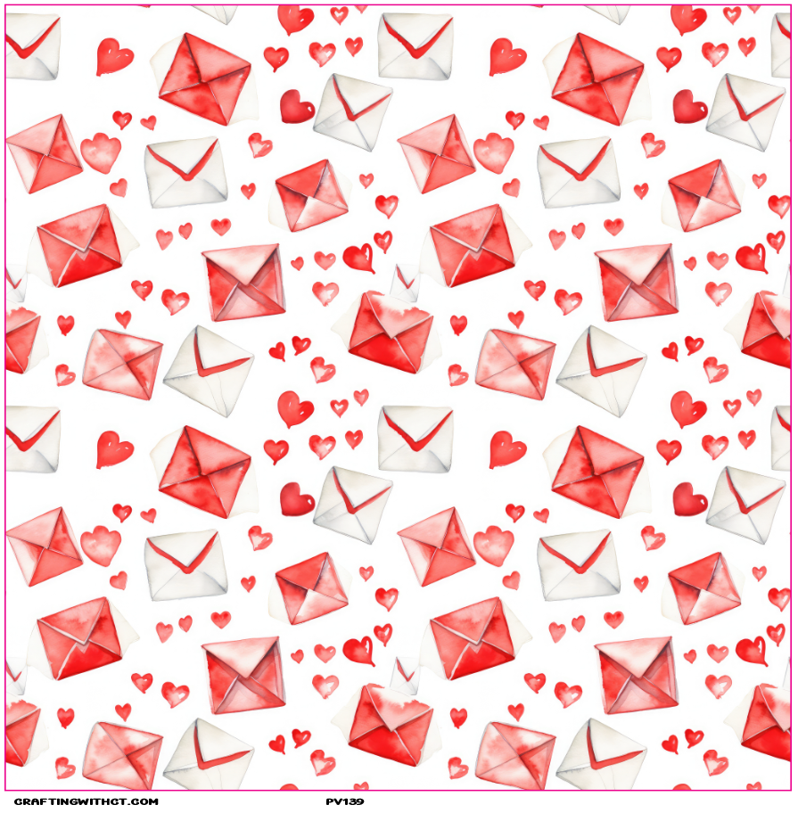 PV139 love letters vinyl sheet