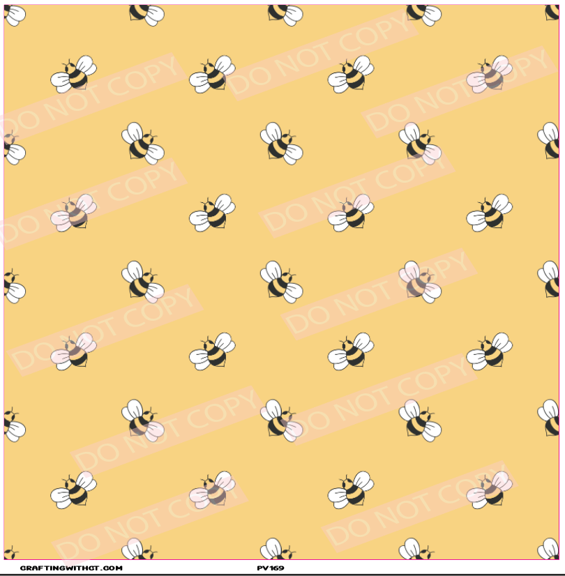 PV169 minimalist bees sheet