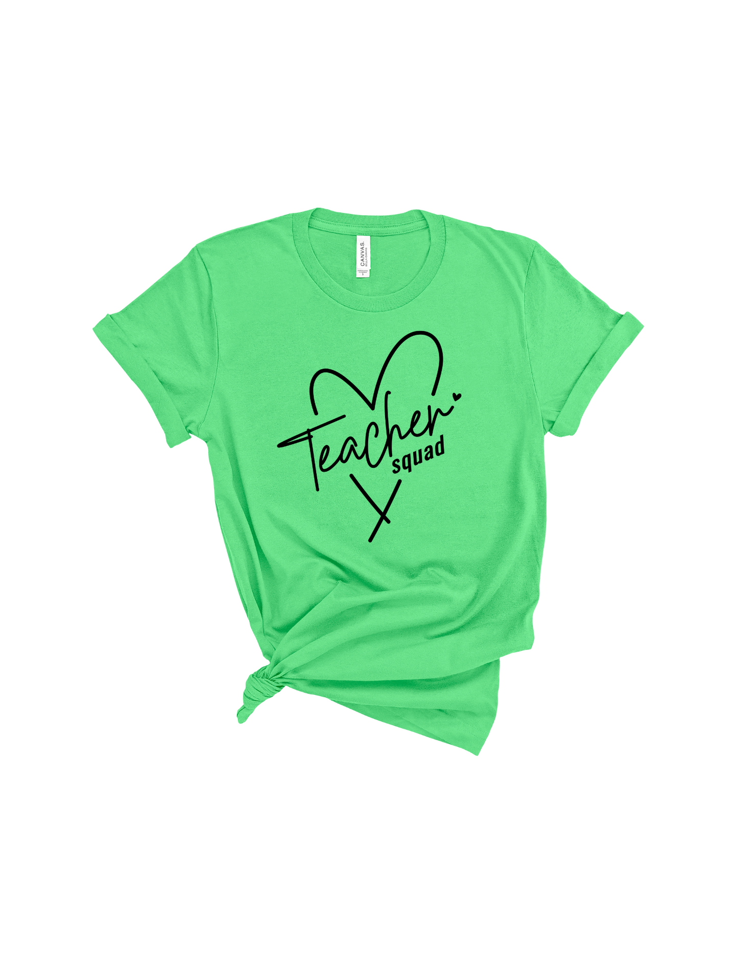 Teacher Squad heart shirt