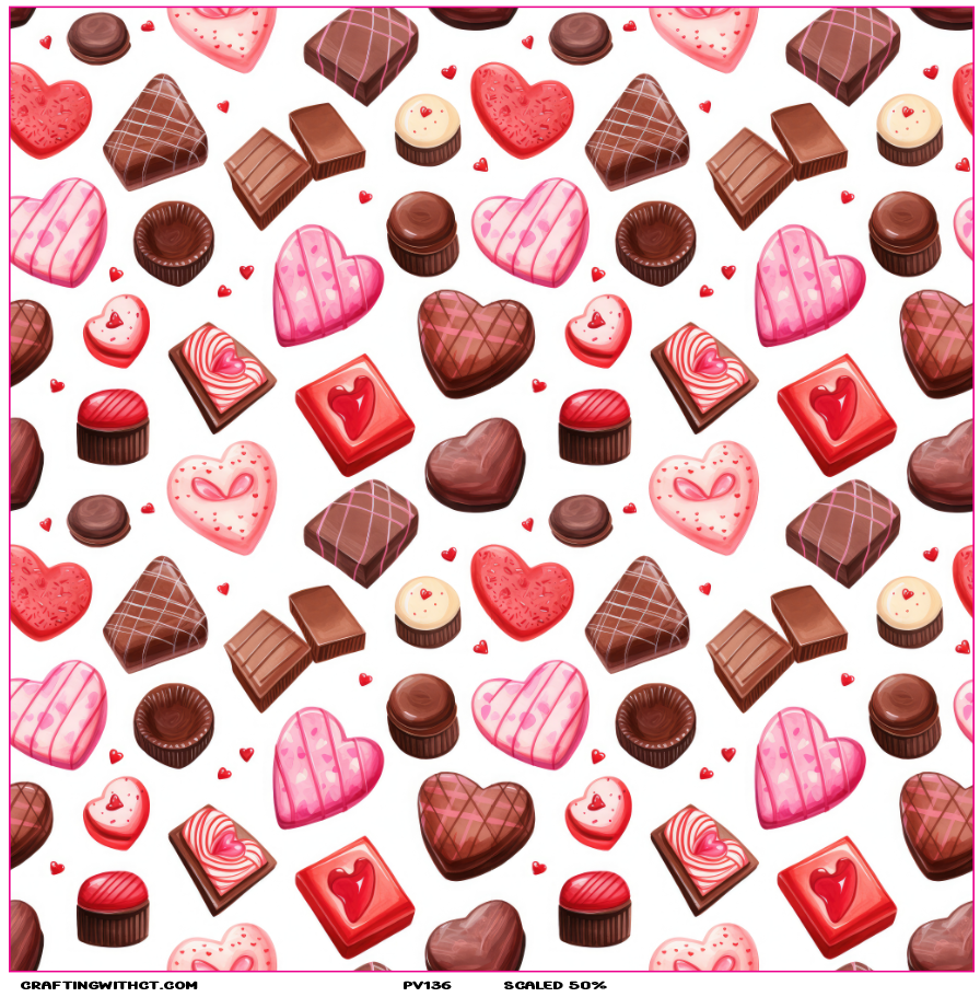 PV136 pink chocolate vinyl sheet