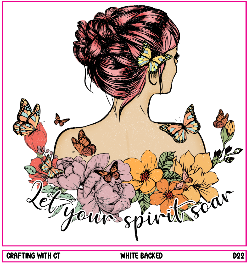 D22 Let Your Spirit Soar 2 decal