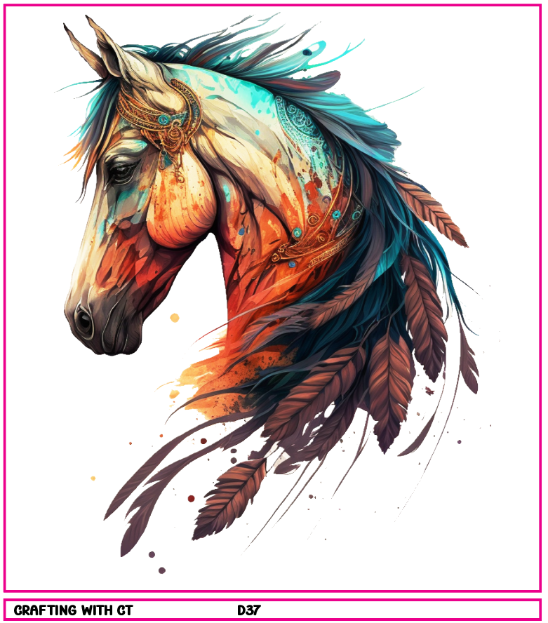 D37 Horse 2 decal