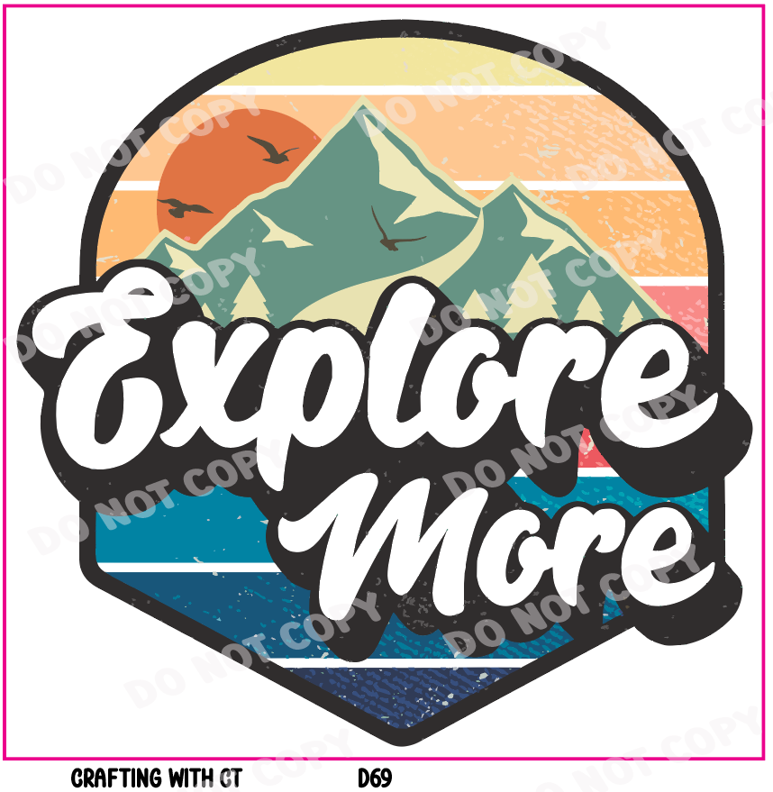 D69 Explore More decal