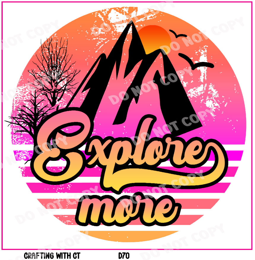 D70 Explore More v2 decal