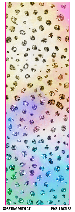 PW3 - Iridescent Cheetah - 1.5x4.75