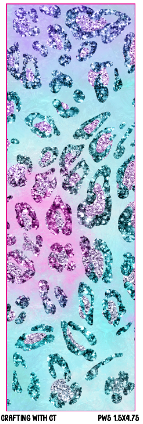 PW5 - Iridescent Leopard - 1.5x4.75