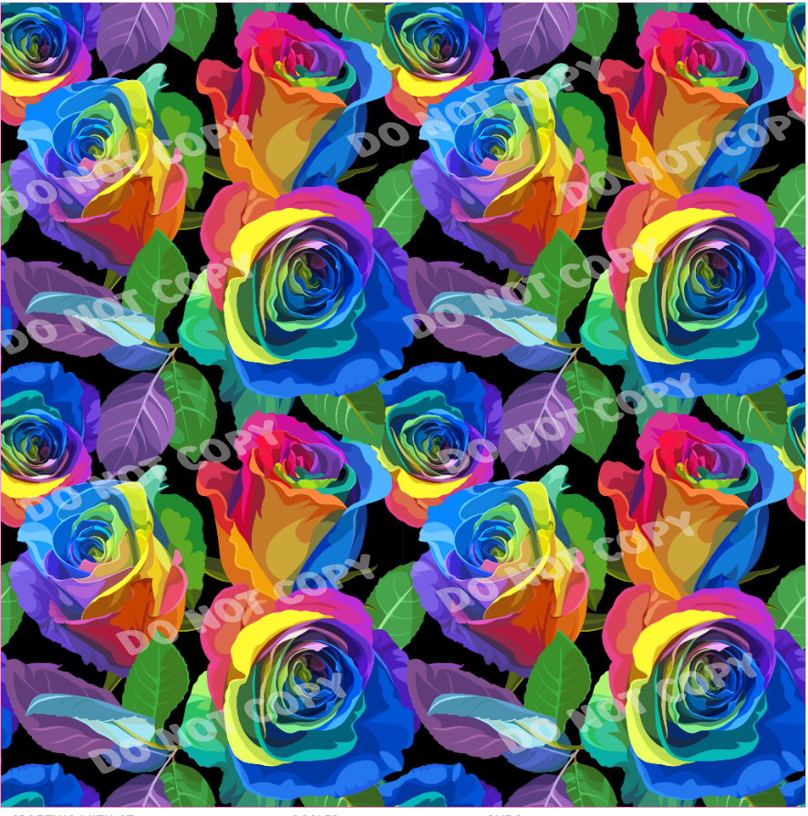 PV50 Neon Roses vinyl sheet