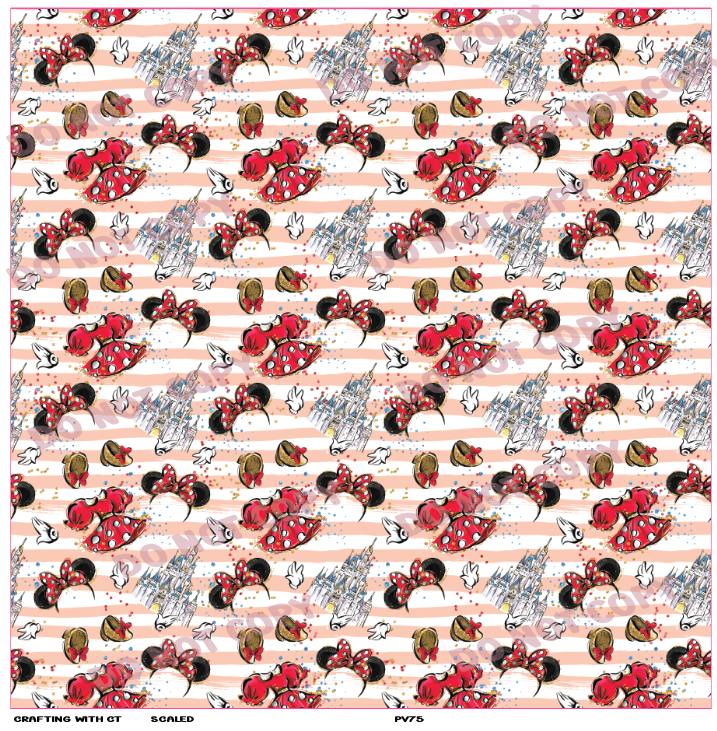 PV75 Castle and ears vinyl sheet