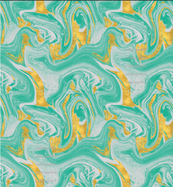 PV12 Green and Gold swirl vinyl sheet