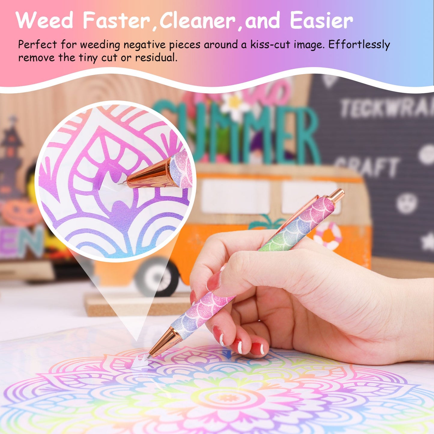 Mermaid weeding pen