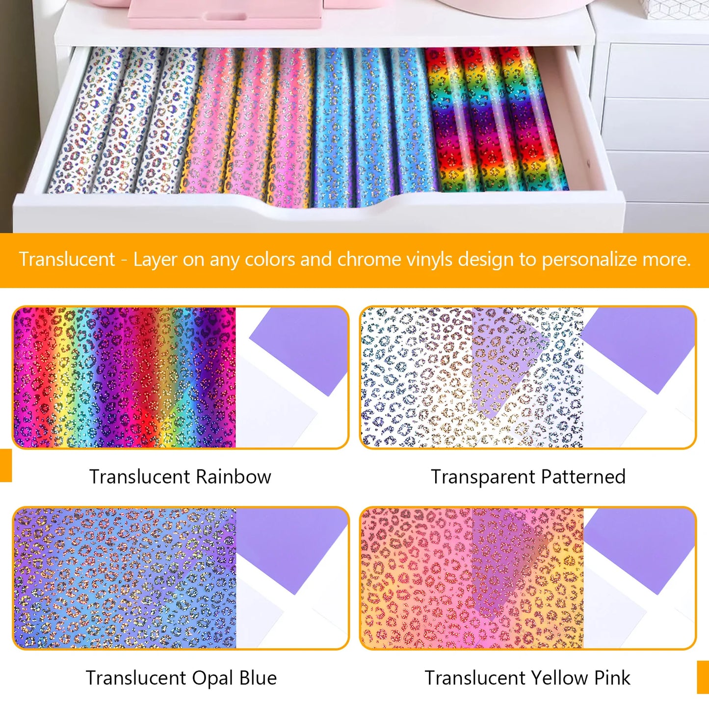 Opal Pattern Vinyl 12x12 Sheet