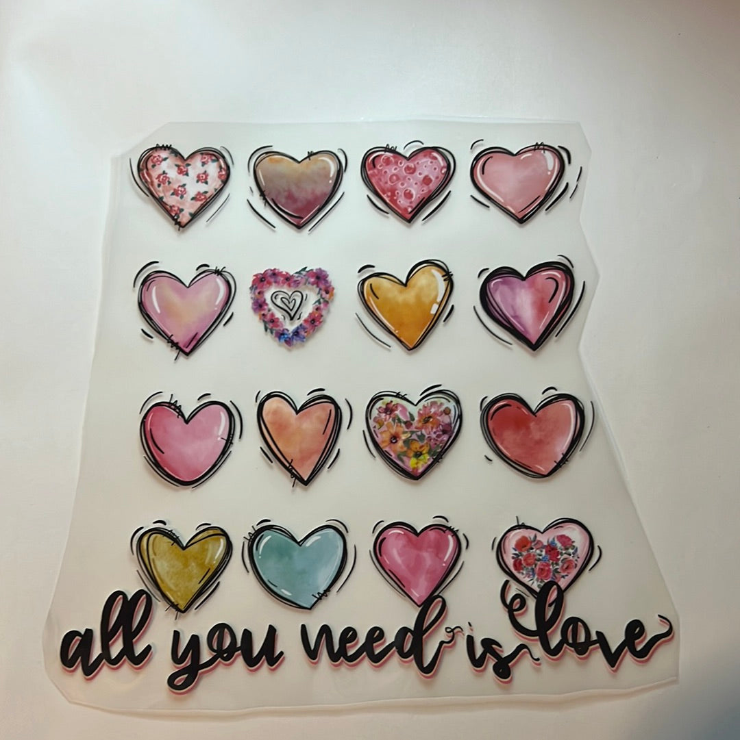Clear Film Screenprint Transfers