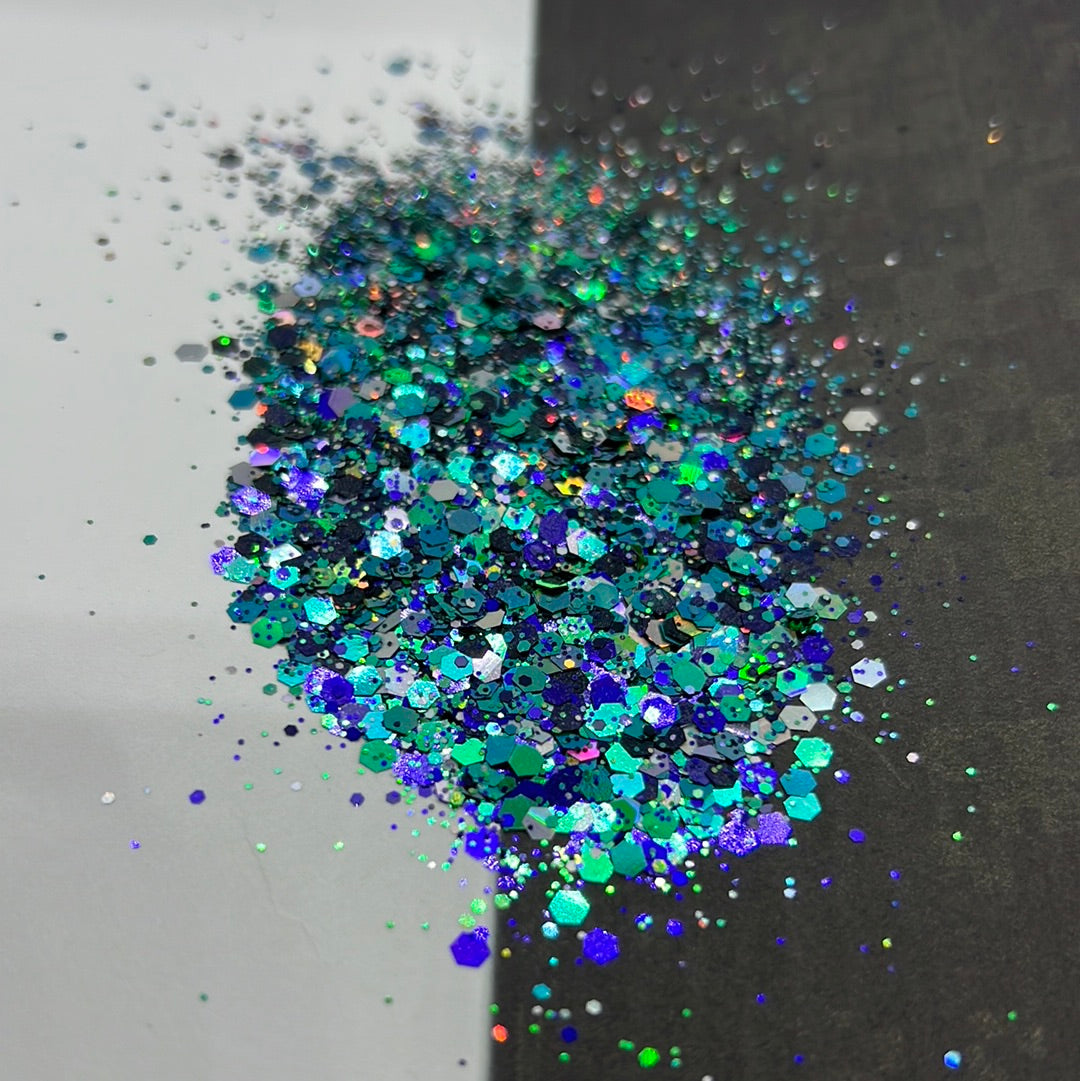 Bright Lightyear Sky - Chunky Colorshift Glitter Mix