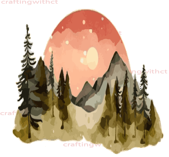 D9 Retro 70s sunset decal