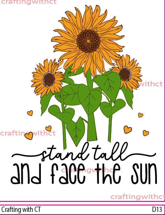 D15 Stand Tall decal