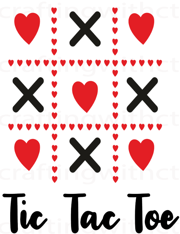 D3 Tic Tac Toe decal