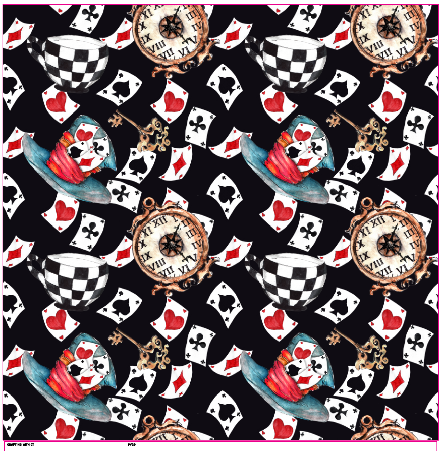 PV29 Wonderland 4 Pattern vinyl sheet