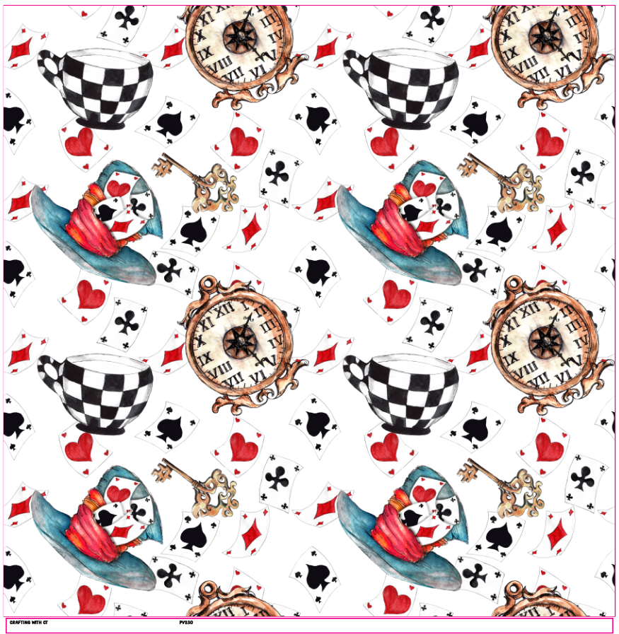 PV30 Wonderland 5 Pattern vinyl sheet