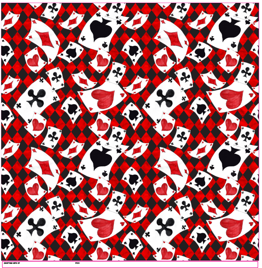 PV31 Wonderland 6 Pattern vinyl sheet