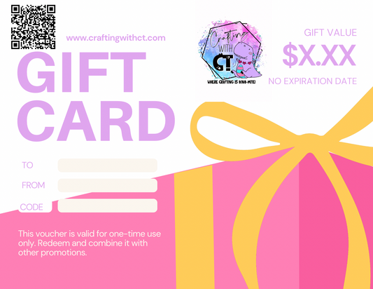 Crafting with CT gift card