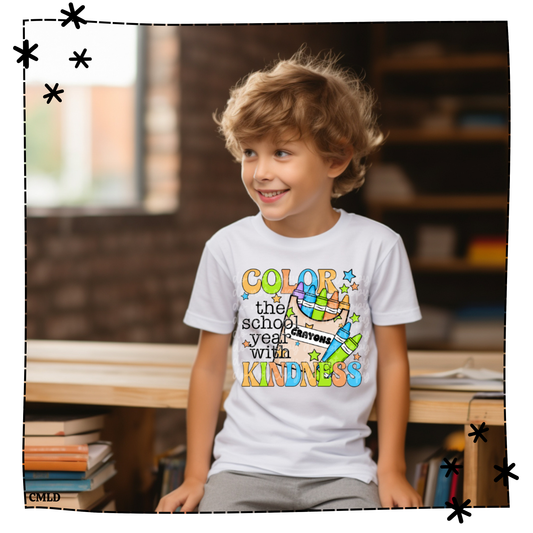 Color The School Year with Kindness shirt