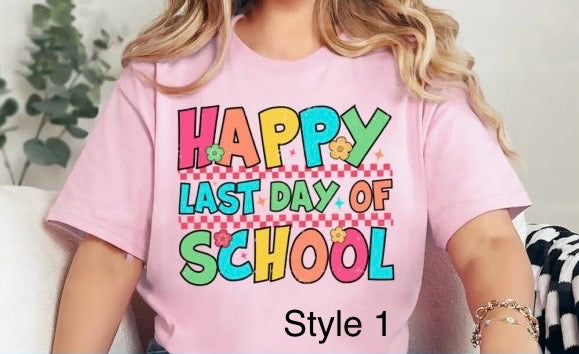 Last Day of School shirt