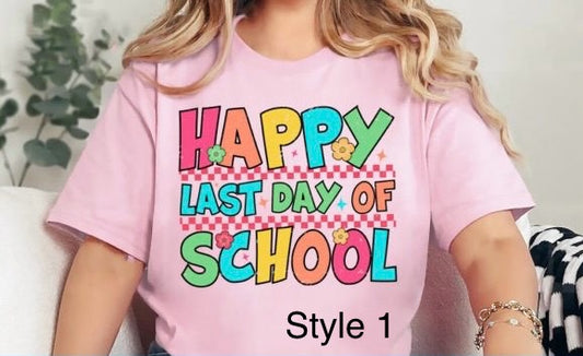 Last Day of School shirt