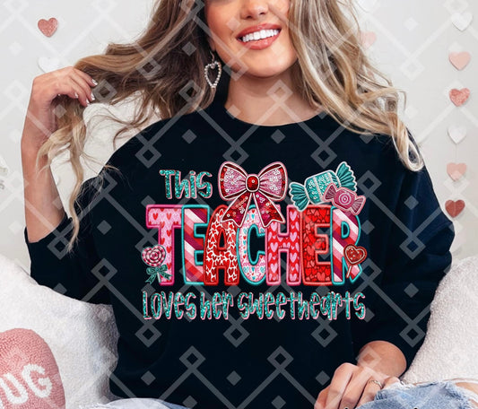 This Teacher Loves Her Sweethearts shirt