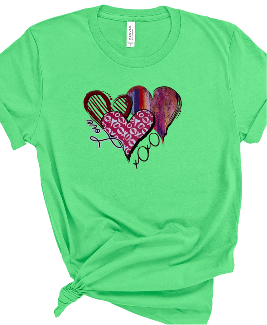 Hearts XOXO shirt