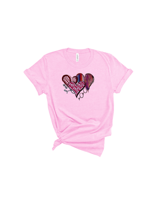 Hearts XOXO shirt