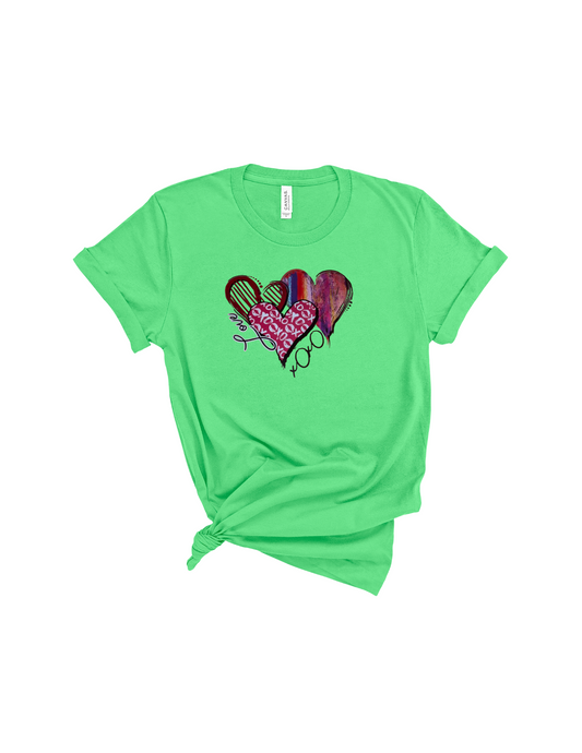 Hearts XOXO shirt