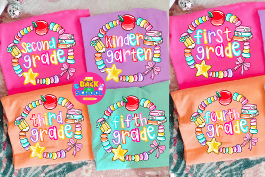 Grade Level friendship bracelet style shirt