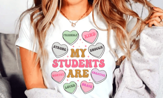 My students are hearts shirt