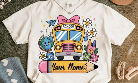 Personalized School Bus Driver shirt