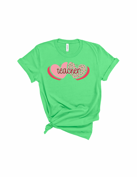 Teacher hearts shirt