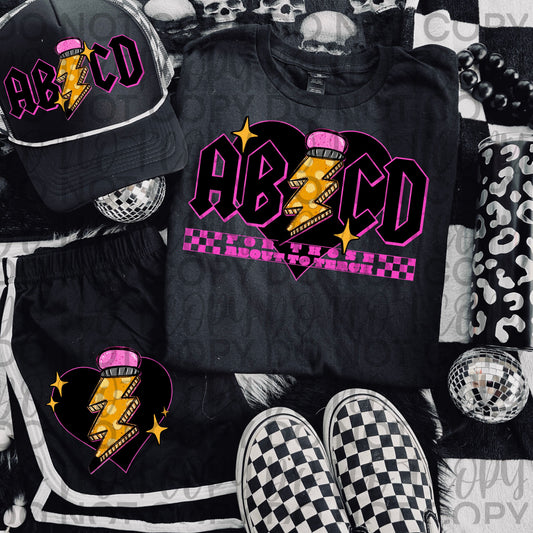 ABCD Teacher shirt
