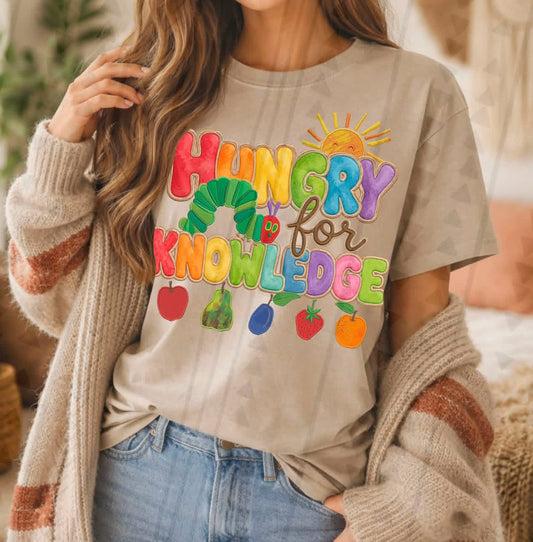 Hungry for Knowledge shirt