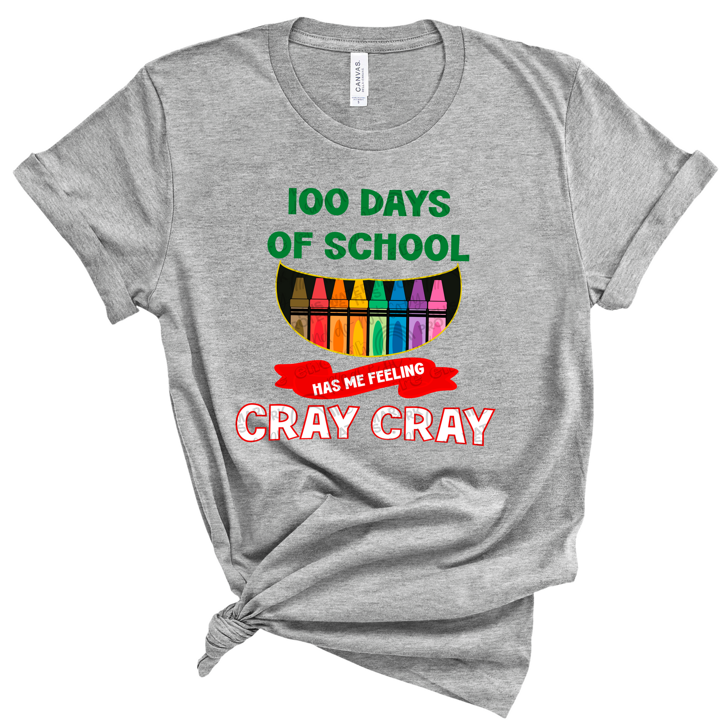 100 days of school cray cray shirt