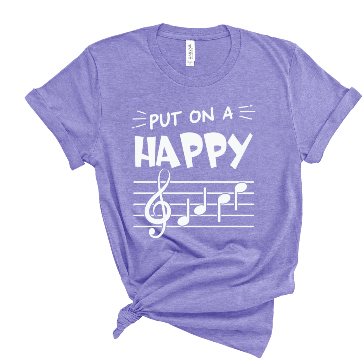 Happy Face Music Notes shirt