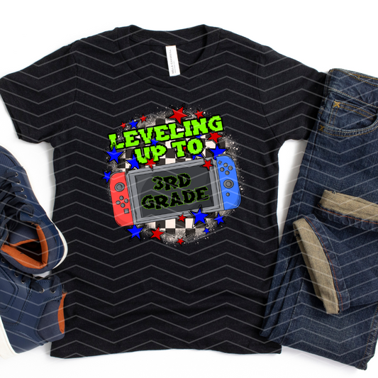 Leveling Up Grade Level shirt