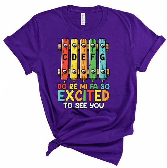 Do re mi fa so Music Teacher shirt