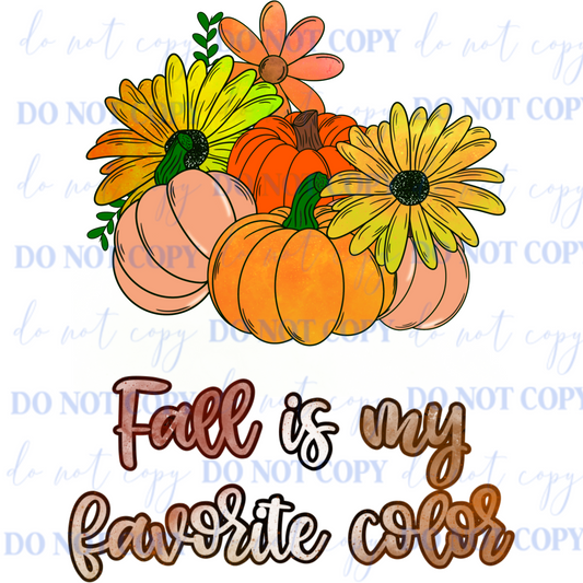 D132 fall is my favorite color decal