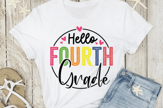 Hello Grade Level Round shirt