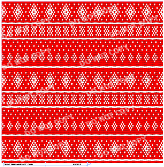 PV122 sweater pattern vinyl sheet