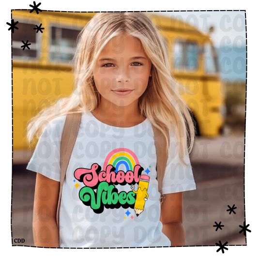 School Vibes Pencil shirt