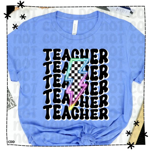 Teacher Stacked shirt